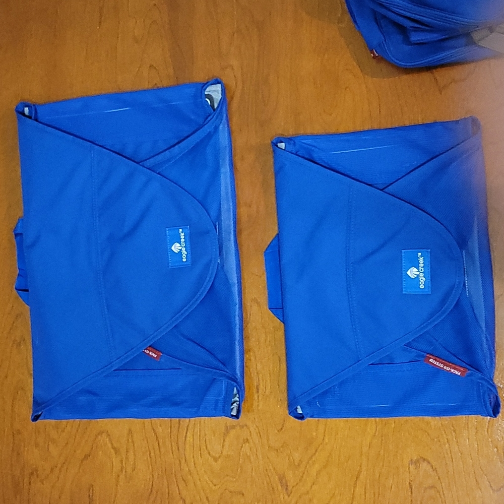7 piece Eagle creek pack it system luggage bags